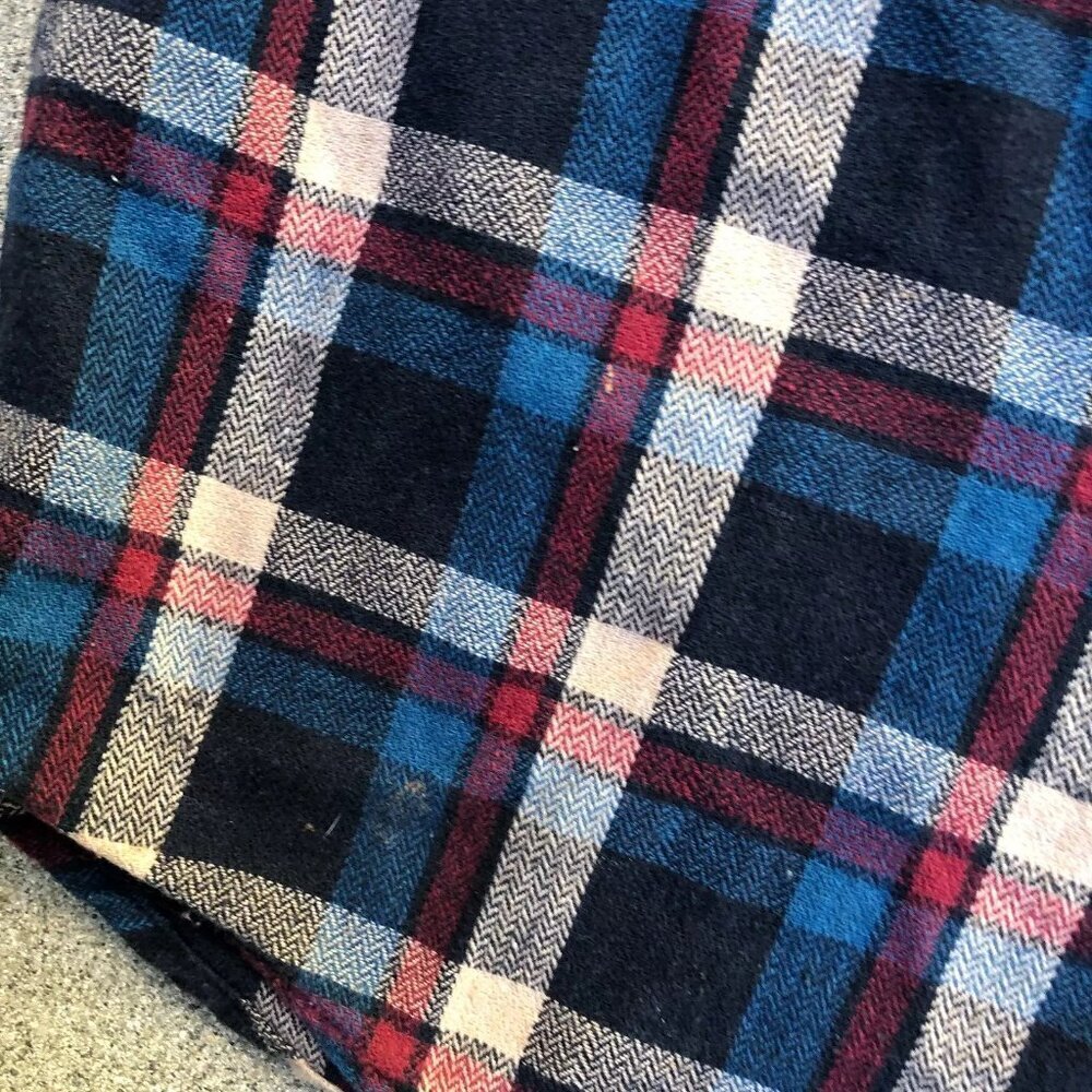 ELXR Flannel Shirt Men's MEDIUM Button Down Pocket Cotton Collar Plaid Top - Picture 3 of 10